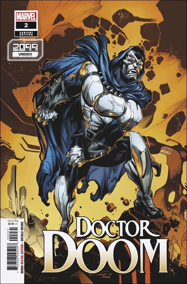 Doctor Doom issue 2-B Larry Stroman 2099 Cover