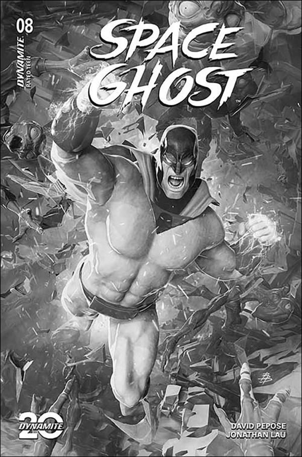 Space Ghost (2024) issue 8-N Björn Barends B&W 1:5 Cardstock Cover