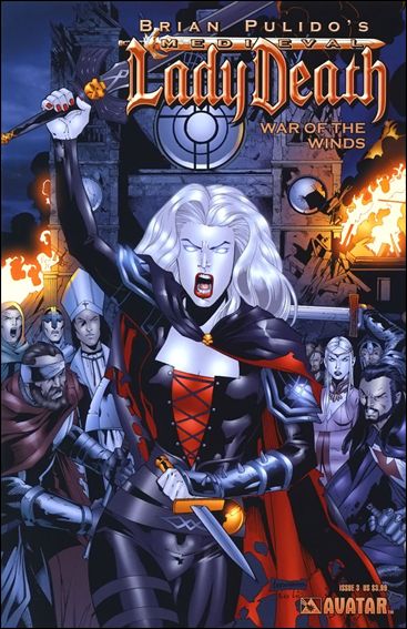 Brian Pulido's Medieval Lady Death: War of the Winds issue 3-B Standard Cover
