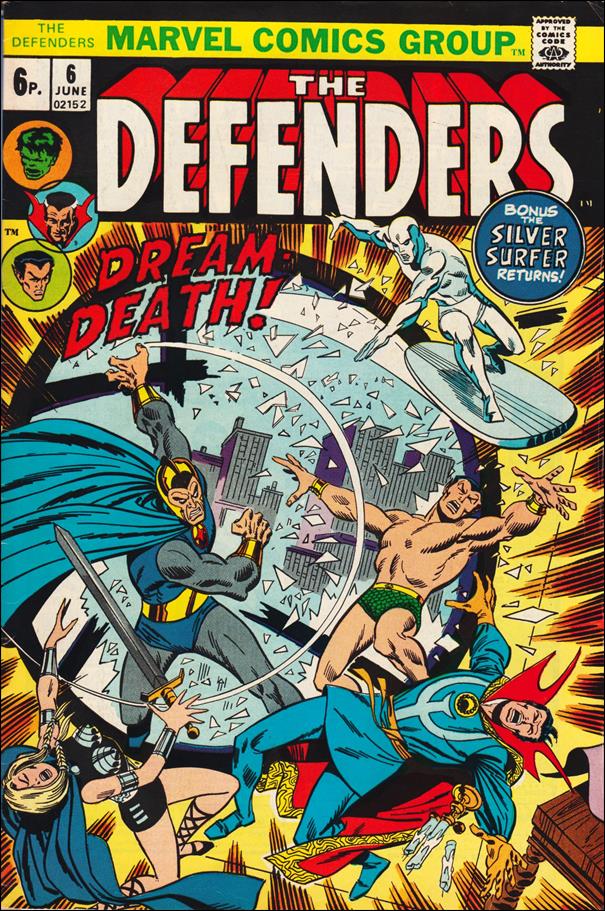 Defenders (1972) issue 6-B UK Price Cover