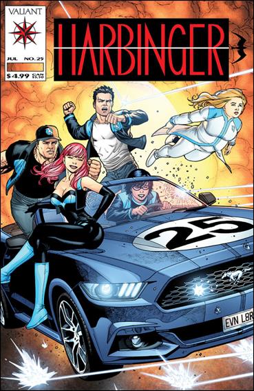 Harbinger (2012) issue 25-D Sean Chen 1:25 Throwback Cover