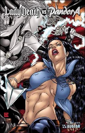 Lady Death vs Pandora issue 1-M Platinum Foil Cover
