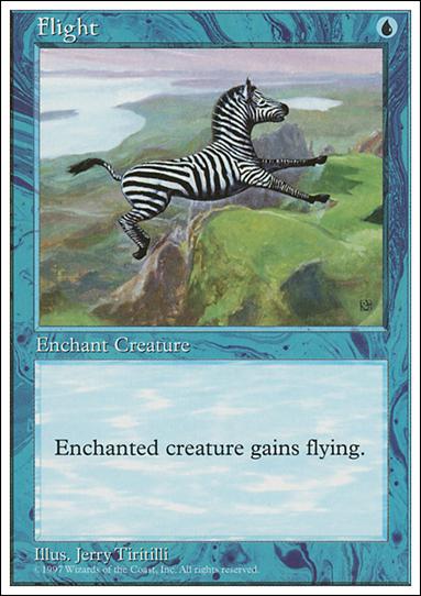 Magic the Gathering: 5th Edition (Base Set) card 86 Flight