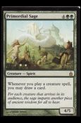 Magic the Gathering: Ravnica (Base Set)  card 177 Primordial Sage