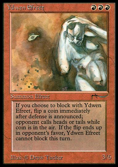 Magic the Gathering: Arabian Nights (Base Set) card 44 Ydwen Efreet