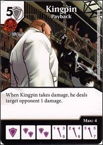 Marvel Dice Masters Amazing Spider-Man card 11 Kingpin: Payback