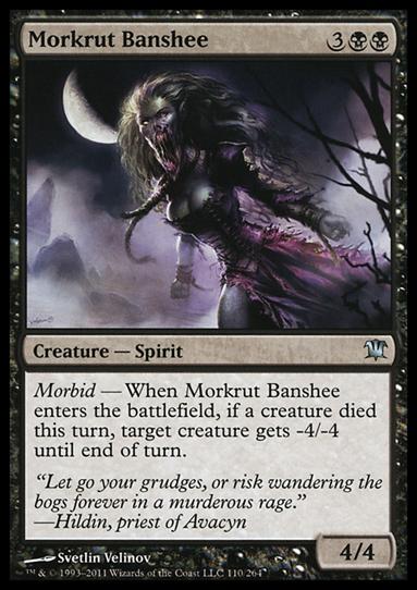 Magic the Gathering: Innistrad (Base Set) card 110 Morkrut Banshee
