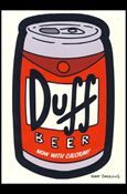 Simpsons Mania! (Base Set) card 55 Duff Beer