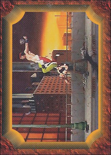 Mortal Kombat (Base Set) card 83 Sonya Blade's Bicycle Kick