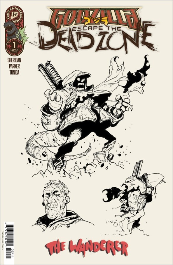 Godzilla: Escape the Deadzone issue 1-C Pablo Tunica Concept Art Cover