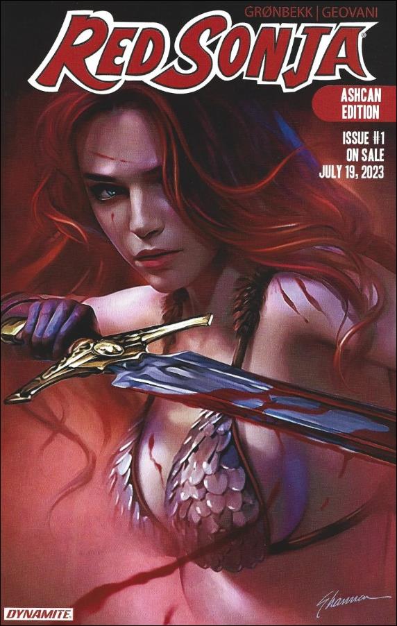 Red Sonja (2023) issue 0-Ashcan Shannon Maer Ashcan Cover