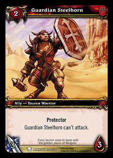World of Warcraft: Heroes of Azeroth (Base Set) card 240 Guardian Steelhorn