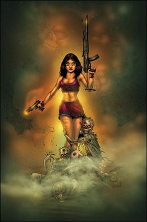 Zombies vs Cheerleaders (2010) issue 4-D Rich Bonk Virgin Cover