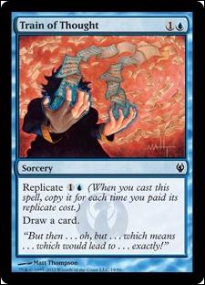 Magic the Gathering: Duel Decks: Izzet vs. Golgari (Base Set) card 19 Train of Thought