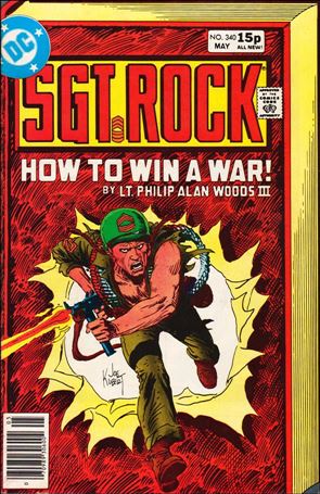 Sgt. Rock (1977) issue 340-B UK Price Cover