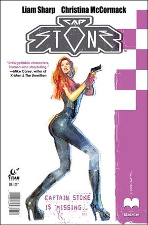 Cap Stone issue 4 Bill Sienkiewicz Cover