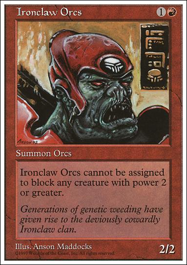 Magic the Gathering: 5th Edition (Base Set) card 246 Ironclaw Orcs