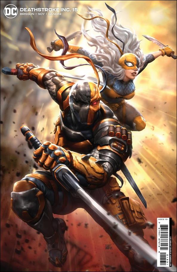 Deathstroke Inc. issue 15-C Kendrick Kunkka Lim 1:25 Cardstock Cover