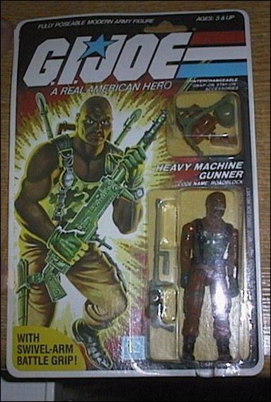 G.I. Joe: A Real American Hero 3 3/4" Basic Action Figures figure 22 Roadblock (Heavy Machine Gunner)