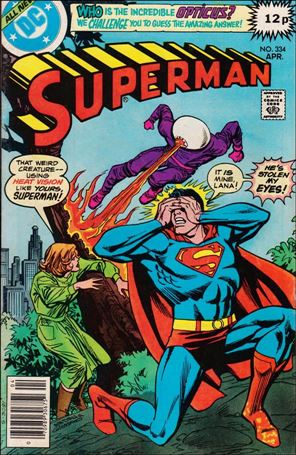 Superman (1939) issue 334-B UK Price Cover