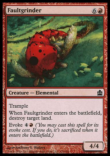 Magic the Gathering: Commander (Base Set) card 122 Faultgrinder