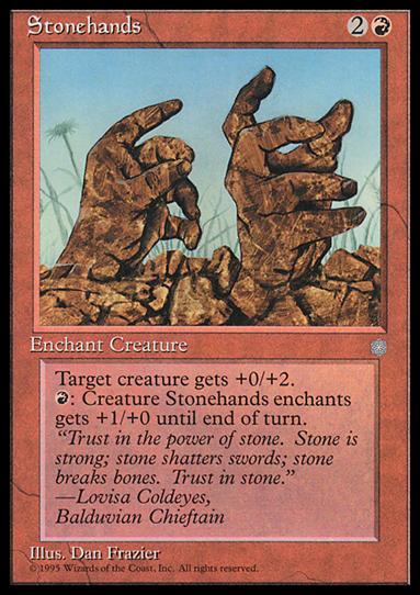 Magic the Gathering: Ice Age (Base Set) card 219 Stonehands