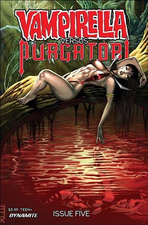 Vampirella vs Purgatori issue 5-B Russell Fox Cover