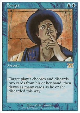 Magic the Gathering: 6th Edition (Base Set) card 70 Forget