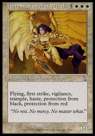 Magic the Gathering: Time Spiral (Timeshifted Subset) card 1 Akroma, Angel of Wrath