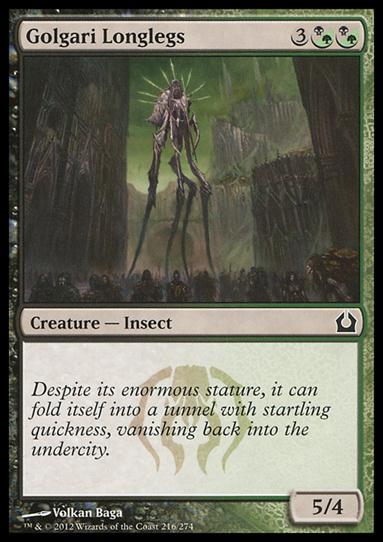 Magic the Gathering: Return to Ravnica (Base Set) card 216 Golgari Longlegs
