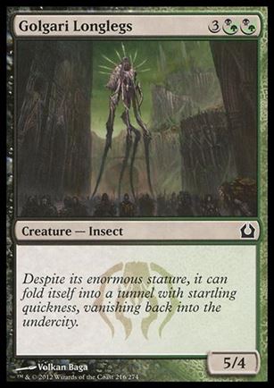Magic the Gathering: Return to Ravnica (Base Set) card 216 Golgari Longlegs