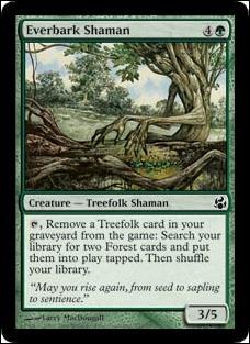 Magic the Gathering: Morningtide (Base Set) card 121 Everbark Shaman