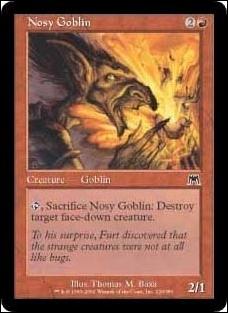 Magic the Gathering: Onslaught (Base Set) card 220 Nosy Goblin