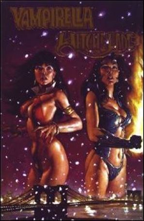 Vampirella/Witchblade issue 1-D Mark Texeira Gold Foil Cover 1/500