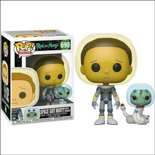 POP! Animation figure 690 Space Suit Morty with snake
