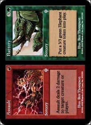 Magic the Gathering: Invasion (Base Set) card 295 Assault - Battery
