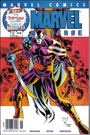 Citizen V and the V-Battalion issue 1-B Newsstand Edition / Marvel Universe Cover