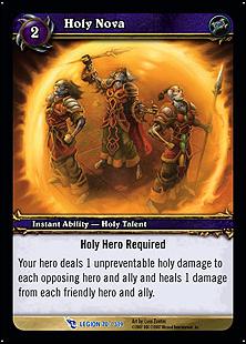 World of Warcraft: March of the Legion (Base Set) card 70 Holy Nova