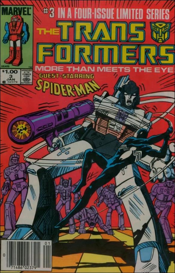 Transformers (1984) issue 3-H Canadian Price Cover