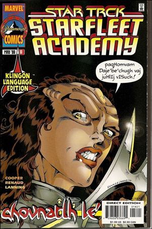 Star Trek: Starfleet Academy (1996) issue 18-B Klingon Language Edition