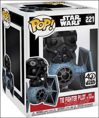 POP! Star Wars figure 221 TIE Fighter Pilot with TIE Fighter