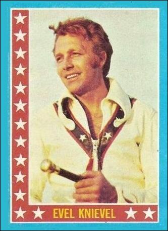 Evel Knievel (Base Set) card 1 Evel Knievel