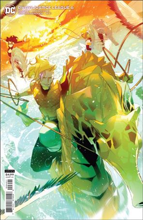 RWBY/Justice League issue 6-B Simone Di Meo Cardstock Cover