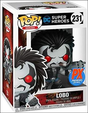 POP! Heroes figure 231 Lobo Previews Exclusive