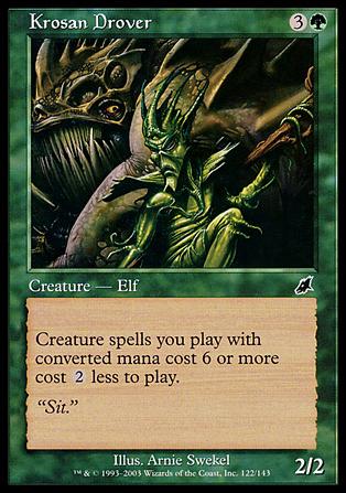 Magic the Gathering: Scourge (Base Set) card 122 Krosan Drover