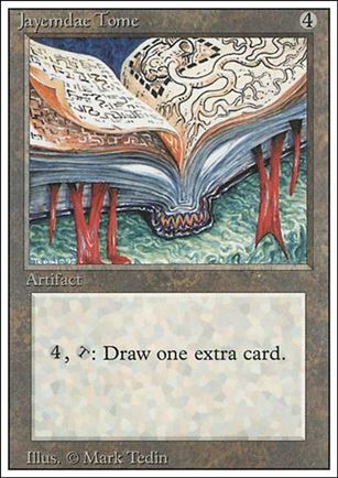 Magic the Gathering: Revised (Base Set) card 259 Jayemdae Tome
