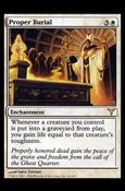 Magic the Gathering: Dissension (Base Set) card 16 Proper Burial