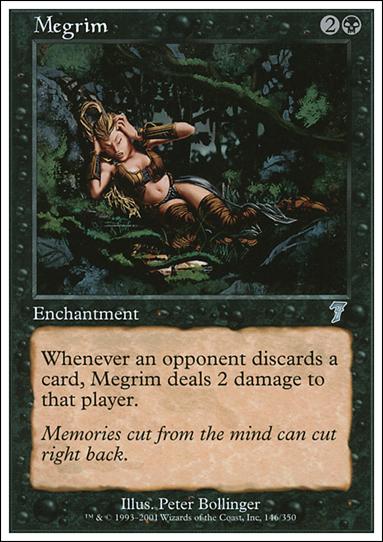 Magic the Gathering: 7th Edition (Base Set) card 146 Megrim