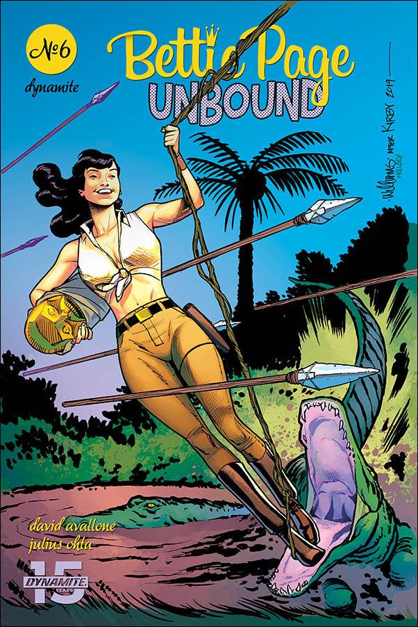 Bettie Page: Unbound issue 6-C David Williams Cover