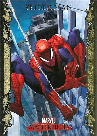 2007 Marvel Masterpieces (Parallel Gold Border Base Set) card 79 Spider-Man